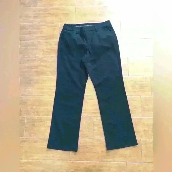 VTG GLORIA VANDERBILT BLACK CAREER PANTS STRAIGHT LEG 8 PETITE - Picture 3 of 6